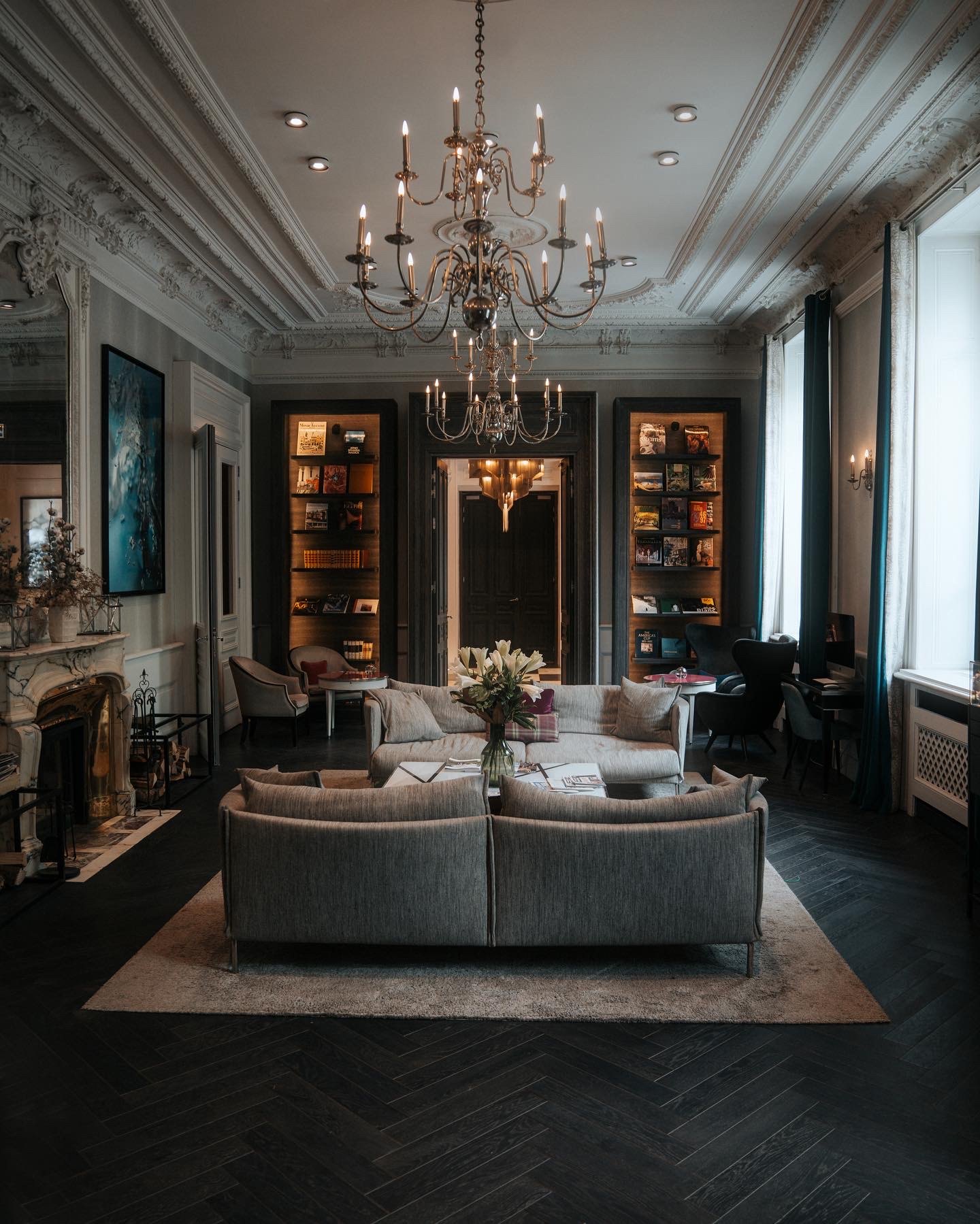 Hotel interior in Chamonix
