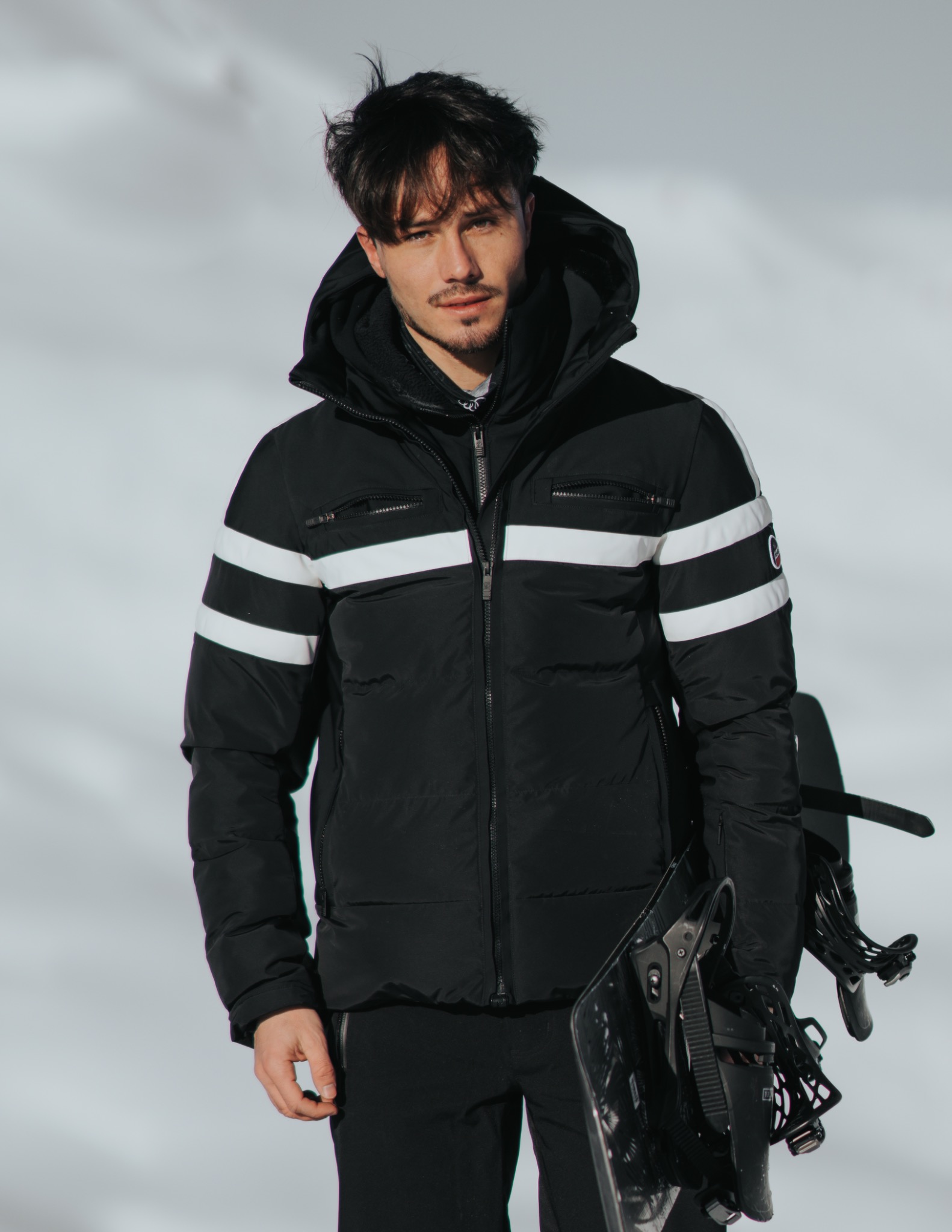 Portrait of Enzo Carini in Fusalp winter wear