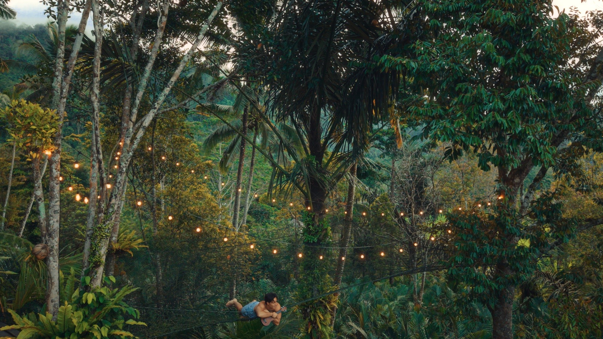 Hideout Bali jungle lights