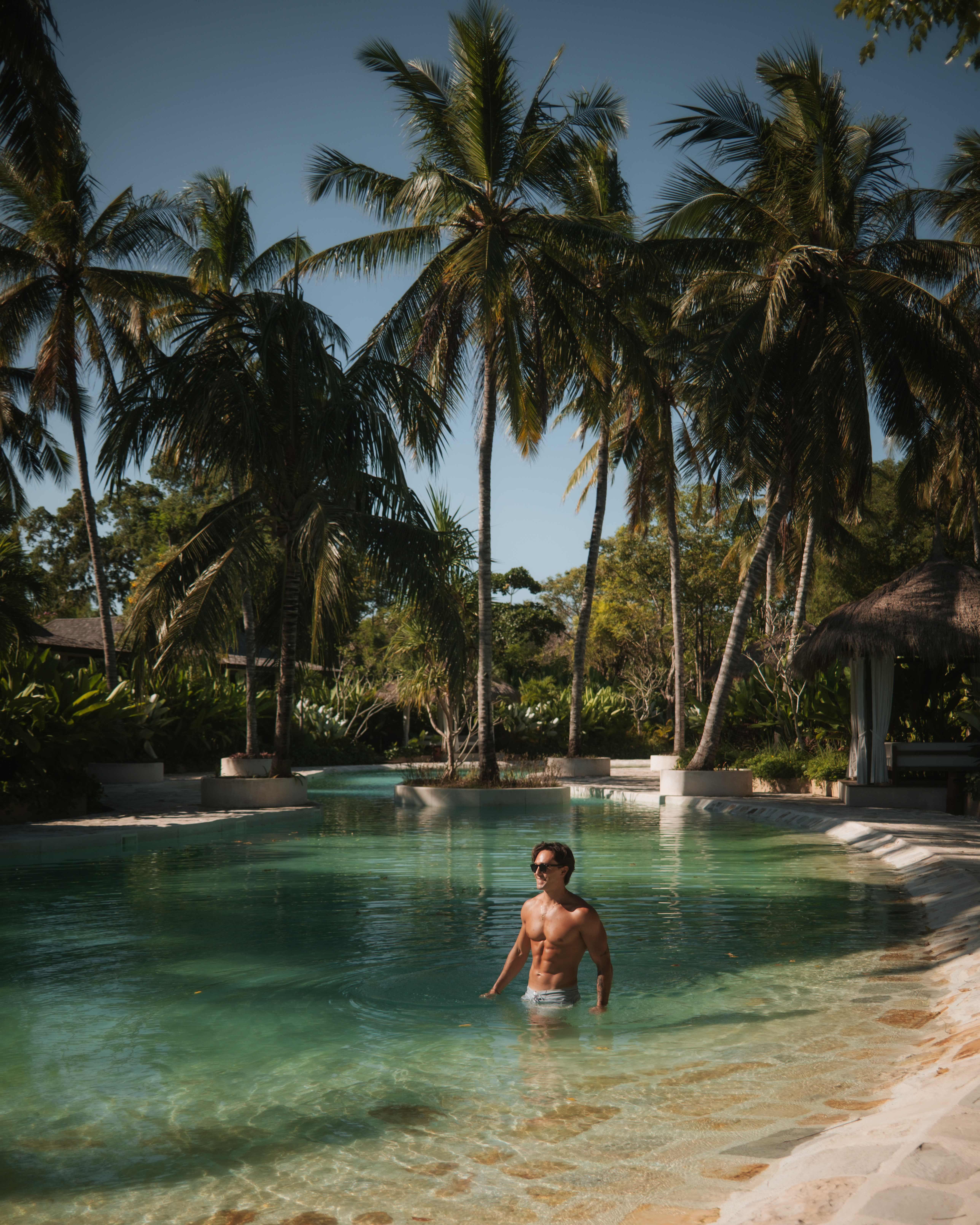 Kuara Lombok lagoon pool portrait