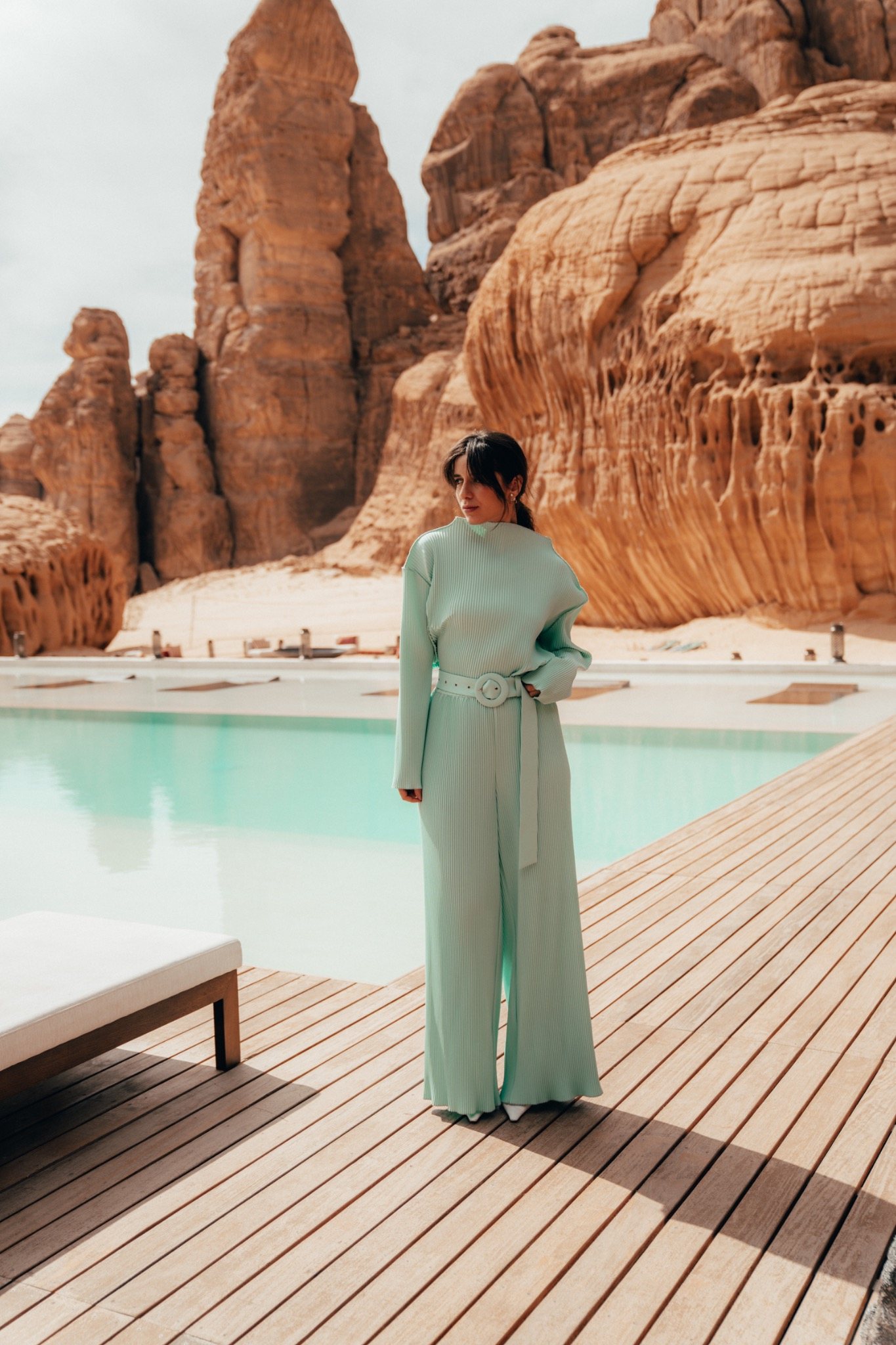Visit Saudi desert resort portrait