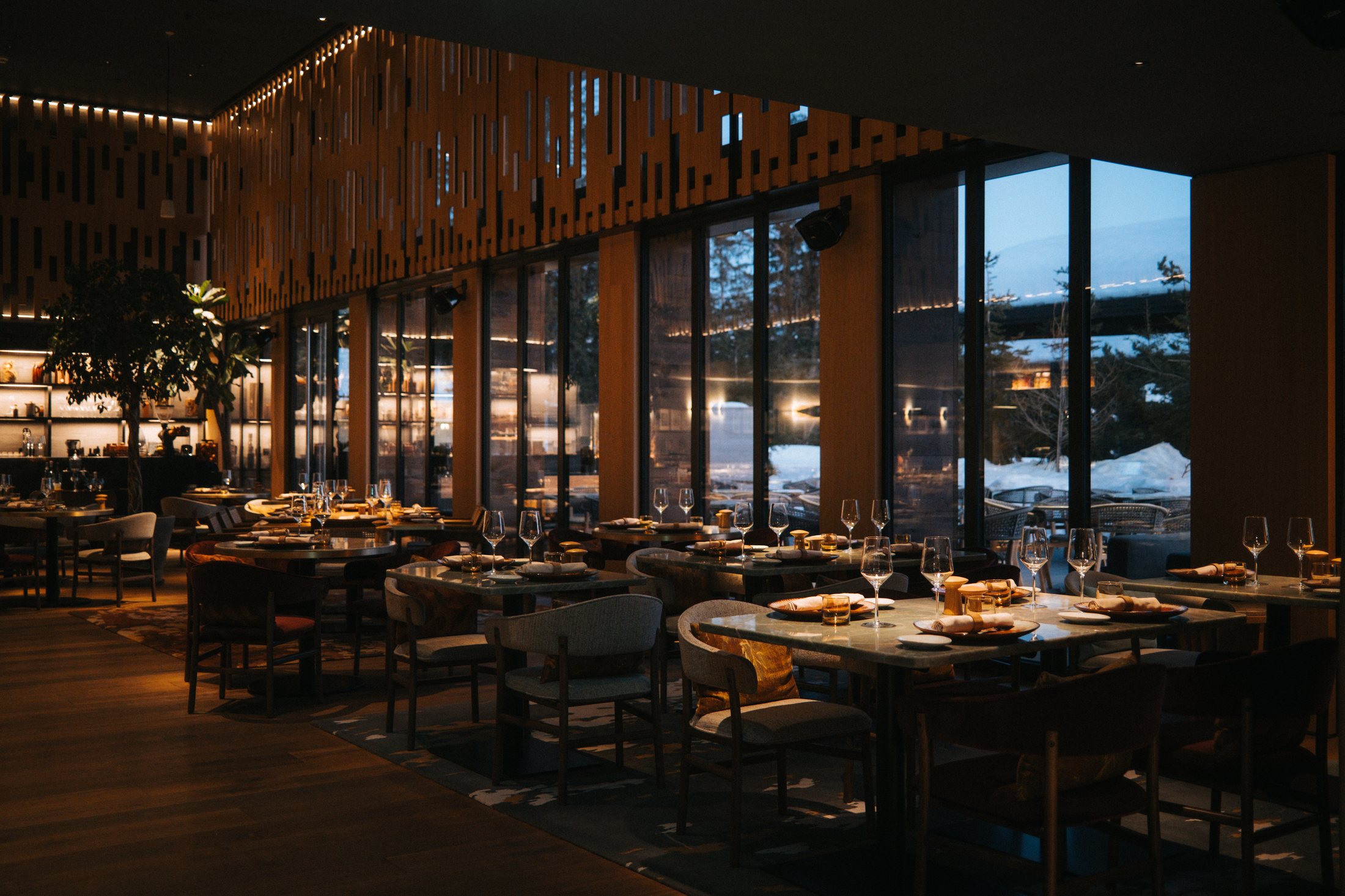 Six Senses Crans-Montana dining room