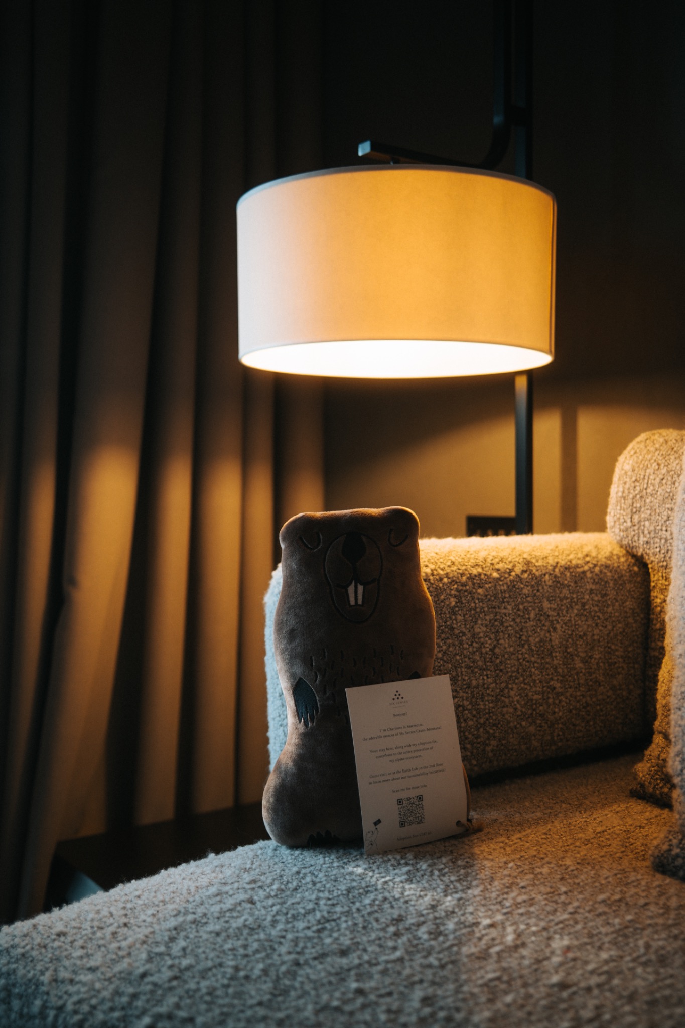 Six Senses Crans-Montana warm room detail